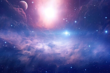 Wall Mural - galaxy and universe light. galaxies sky in space planets and stars beauty of space exploration