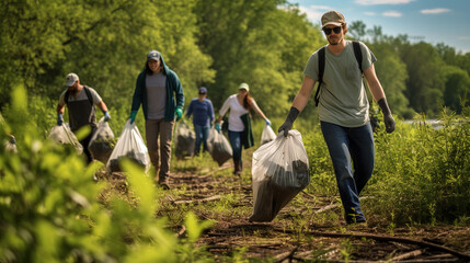 The Harmonious Gathering of United Community Guardians Engaged in Inspirational Eco-Cleansing and Green Activities for a Sustainable and Vibrant Environmental Tomorrow