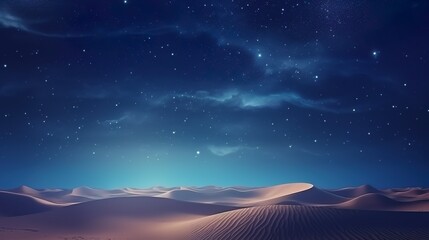 Wall Mural - landscape on planet mars, scenic desert scene on the red planet (3d space illustration)