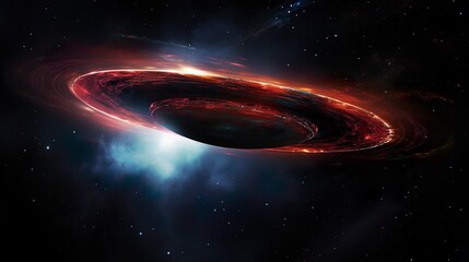 Canvas Print - universe of neon colors. colorful universe with colors merging. stars, nebulae, star dust, smoke... 