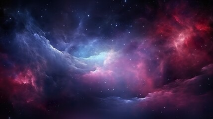 Wall Mural - universe of neon colors. colorful universe with colors merging. stars, nebulae, star dust, smoke... 