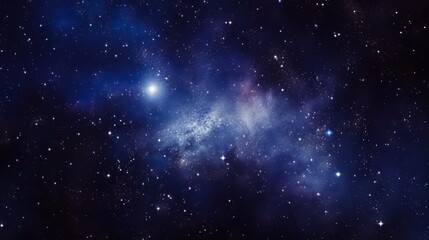 Wall Mural - universe of neon colors. colorful universe with colors merging. stars, nebulae, star dust, smoke... 