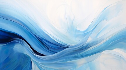 Wall Mural - Abstract blue color background. Dynamic shapes composition. technology waves paint elegant paint watercolor