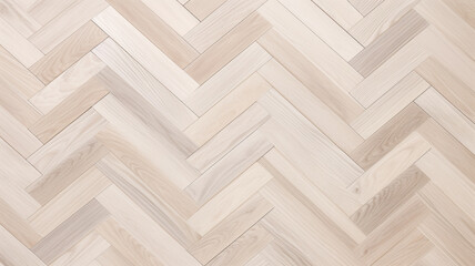 Wall Mural - pattern of a white oak wooden parquet floor