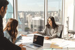 © Maria Vitkovska - Successful managers team planning project, startup, working together