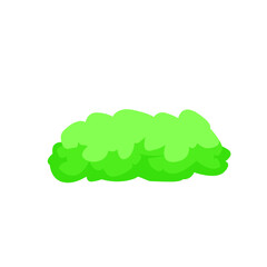 green cloud on sky