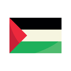 Sticker - palestine flag illustration design