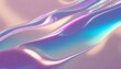 holographic fluid water stream glossy reflection spectrum wavy surface y2k wallpaper background illustration generative ai