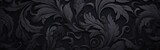 Fototapeta  - Damask pattern on black background