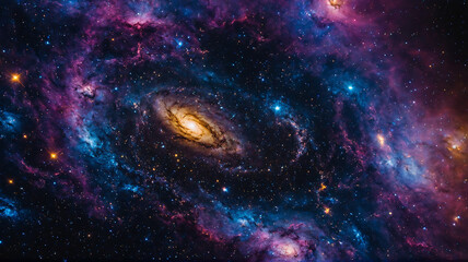 Wall Mural - Nebula Abstract background