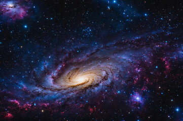 Wall Mural - Nebula Abstract background