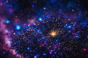 Wall Mural - Nebula Abstract background