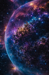 Wall Mural - Nebula Abstract background