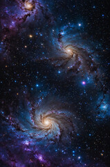 Wall Mural - Nebula Abstract background