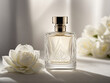 An elegant perfume bottle that suits every elegant occasion on a white background