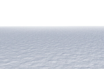 Wall Mural - Digital png illustration of snow floor with copy space on transparent background