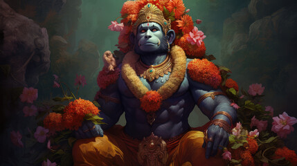 Wall Mural - Lord Hanuman