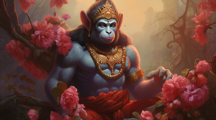 Wall Mural - Lord hanuman