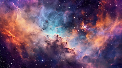 Wall Mural - galaxy cosmos abstract multicolored background.