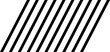 Digital png illustration of black diagonal lines repeated on transparent background