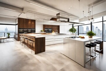 modern kitchen interior