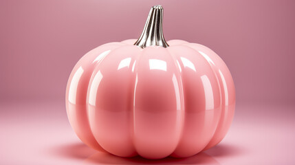 Poster - pink tomato on a fork HD 8K wallpaper Stock Photographic Image 