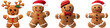 © Pennapa - handmade felt gingerbread man