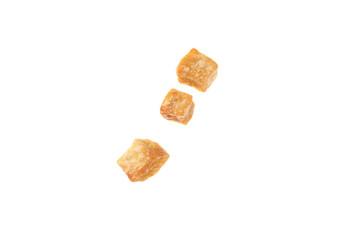 Wall Mural - PNG,Fried tofu on skewers, isolated on white background