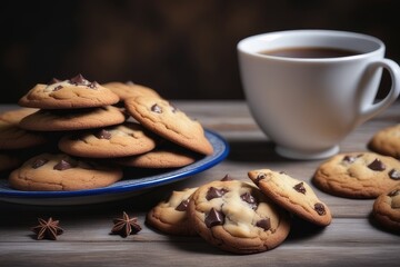 Wall Mural - cookies and coffee