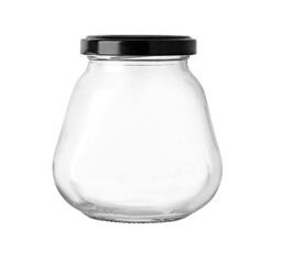 Canvas Print - Small empty glass jar