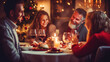 © Fxquadro - Cozy Christmas Family Dinner