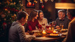 © Fxquadro - Cozy Christmas Family Dinner