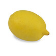 Isolated lemon with shadow, transparent background, png ready to use. 