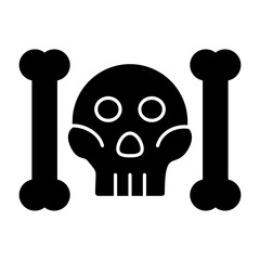 Sticker - Skull And Bones Icon