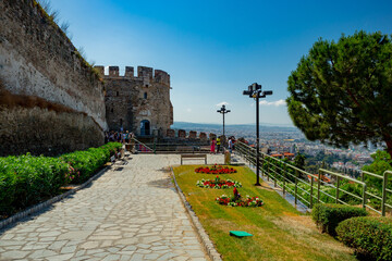 Poster - Thessaloniki, Greece. Trigonion (chain) tower