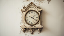Antique Clock On Wall