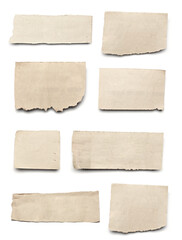 Canvas Print - newspaper paper background news torn  blank ripped piece message rip note empty texture  text communication space newsprint  print media