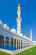 Sheikh Zayed Grand Mosque in Abu Dhabi, the capital city of United Arab Emirates