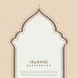 Simple elegant Islamic background