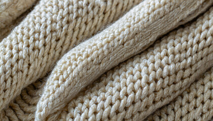 Wall Mural - Knitted cashmere texture backgroun