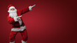 © Fxquadro - Santa Claus dancing, getting into the festive Christmas spirit