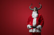 © Fxquadro - Santa Claus in Viking attire, humorously blending holiday cheer with ancient warrior spirit