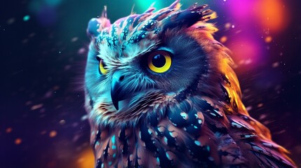 owl in the night