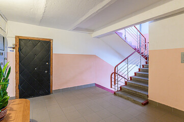 interior apartment room stairs, steps