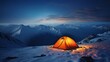 © Marius - A Cozy Retreat Under the Starry Winter Sky