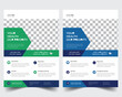 Corporate healthcare and medical flyer or poster design hospital and doctor clinic promotional