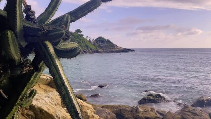 Wall Mural - Puerto escondido Oaxaca mexico tropical beach ocean sea pacific coast 