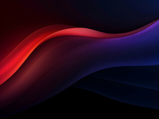 Wall Mural - abstract technology futuristic glowing curved line on dark blue background, abstract flow gradient b