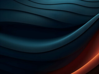 Wall Mural - abstract technology futuristic glowing curved line on dark blue background, abstract flow gradient b