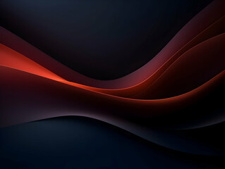 Wall Mural - abstract technology futuristic glowing curved line on dark blue background, abstract flow gradient b